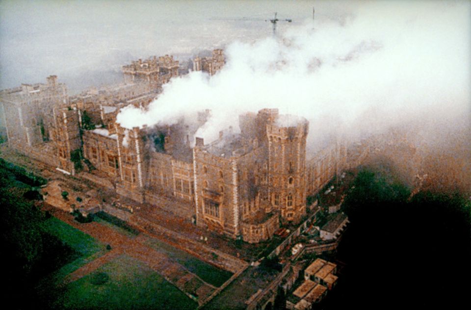 In November 1992 Windsor Castle was ravaged by a fire