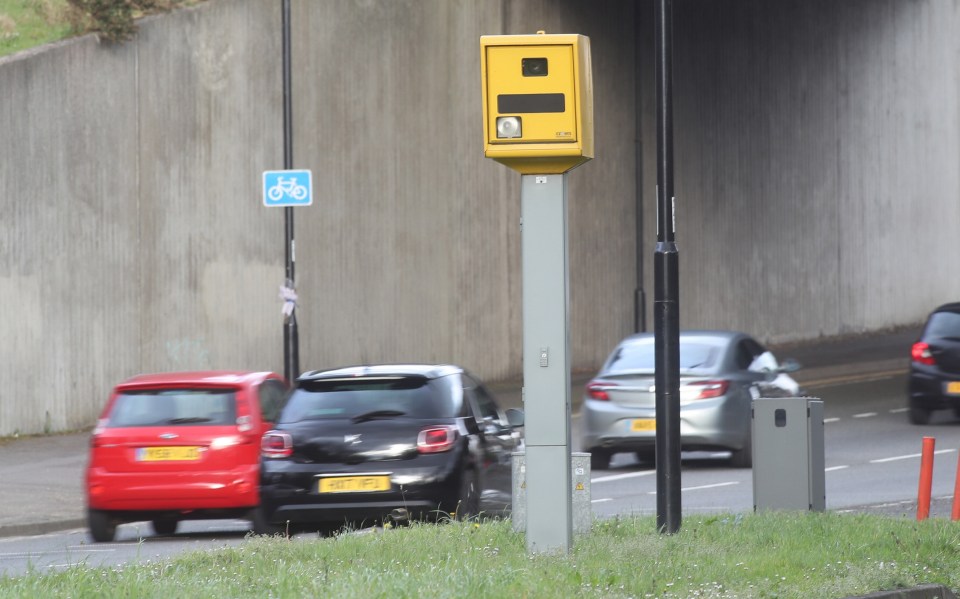 He was caught by one of the UK's busiest speed cameras