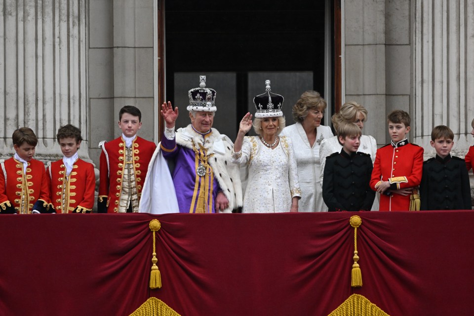 The Duke of Sussex was nowhere to be seen when members of the Firm stepped onto the balcony