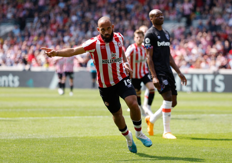 Bryan Mbeumo opened the scoring after 20 minutes