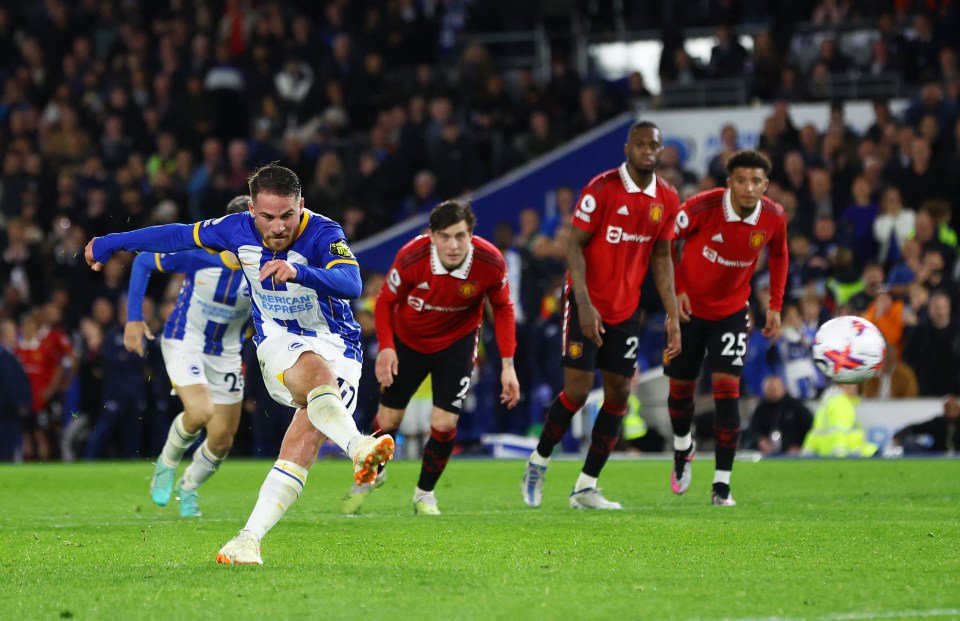 Alexis Mac Allister's 99th minute penalty sealed a dramatic win for Brighton against Man Utd