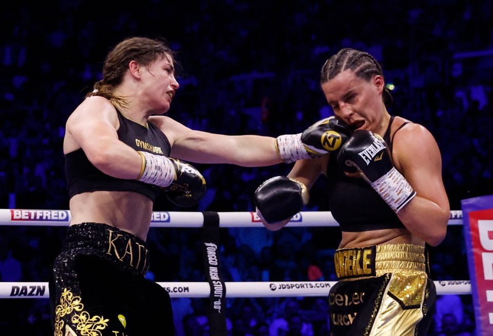 Katie Taylor was sharp with her left hand