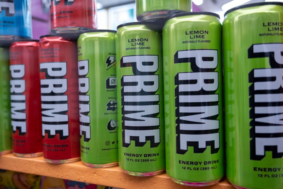 Prime energy drinks are not suitable for children, a dietician was warned