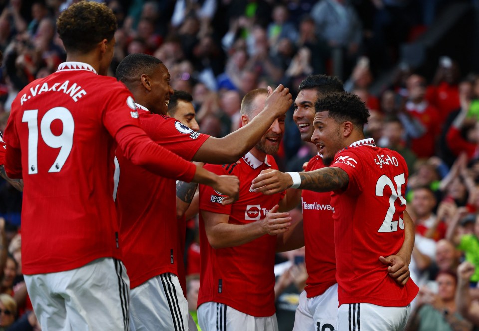 It was a glorious early summer evening of work for Man United who took their chances