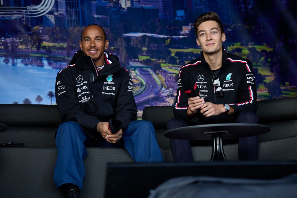 Russell is confident he can beat anyone on the track, including Hamilton