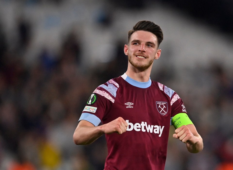 Arsenal are ready to bid £90million for Declan Rice