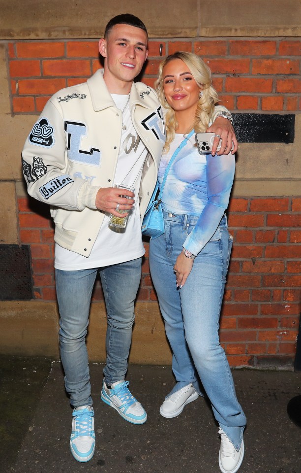 Phil Foden partied with Rebecca Cooke