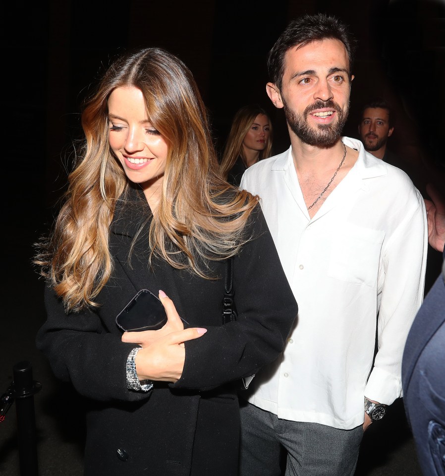 Bernardo Silva and fiancee Ines Tomaz celebrated together