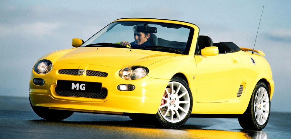 MG’s F was an all-new two-seat roadster, launched in 1995 and outsold the Mazda MX-5