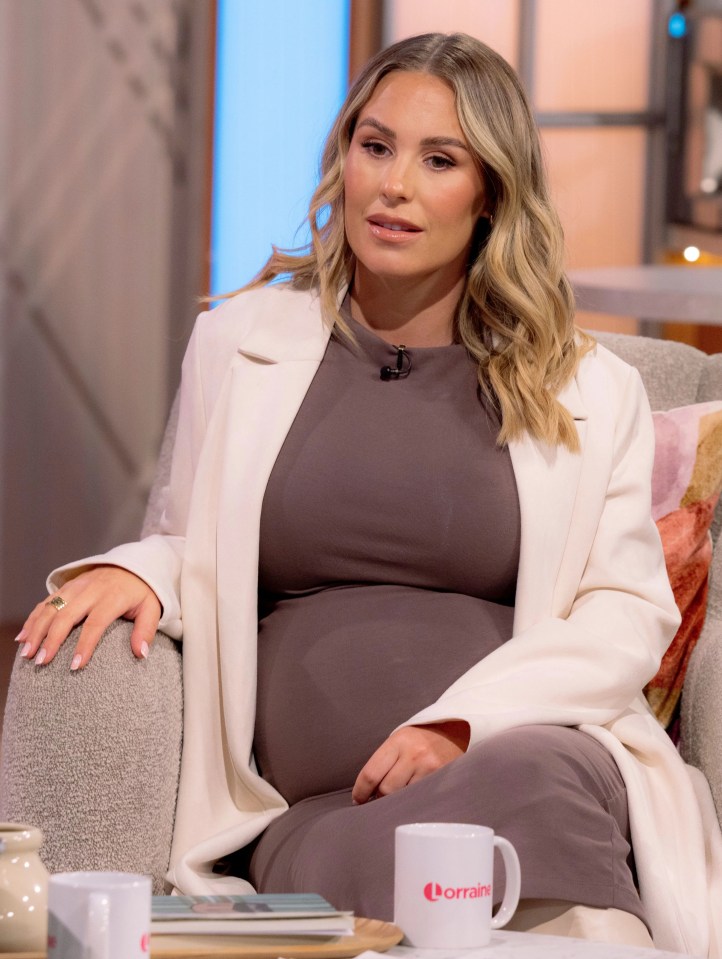 Pregnant Kate Ferdinand has spoken out after a horror raid on her home