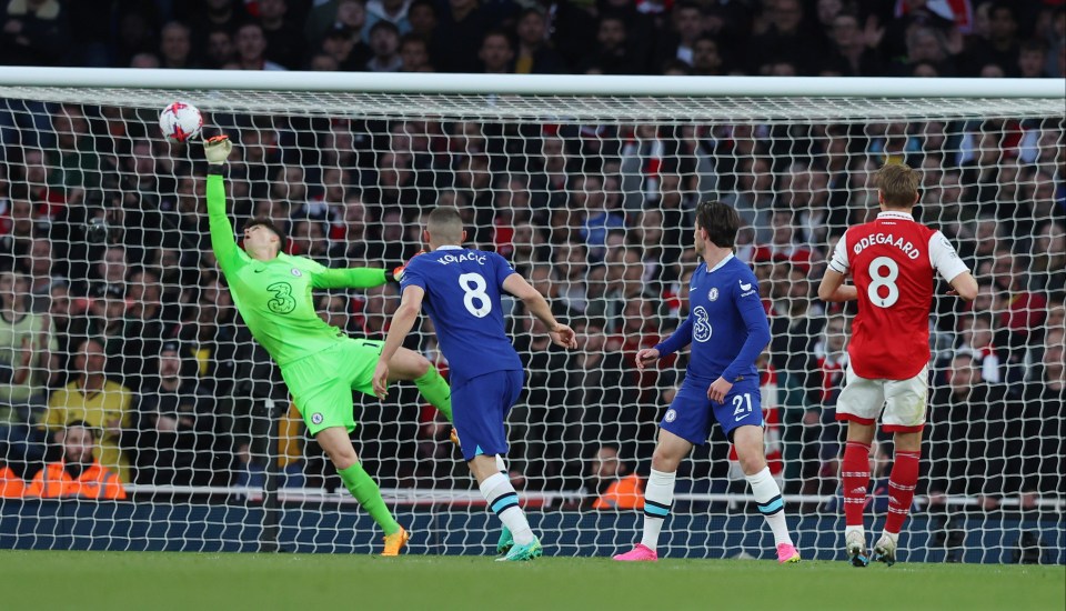 Martin Odegaard gave Arsenal an early lead