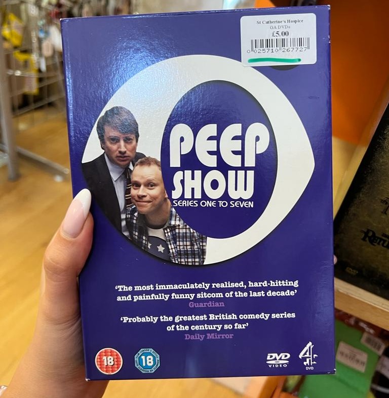 One of the items I picked up was a Peep Show box set for £5