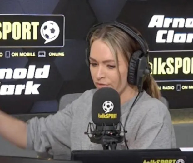 Woods also hosts talkSPORT's breakfast show