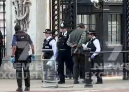 David Huber, 60, was arrested at Buckingham Palace on Tuesday