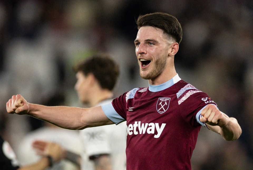 Declan Rice is wanted by Man Utd