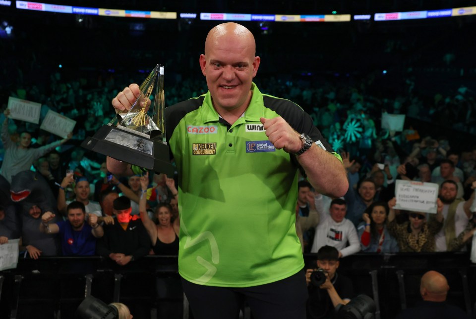 Michael van Gerwen is now the greatest ever Premier League Darts player