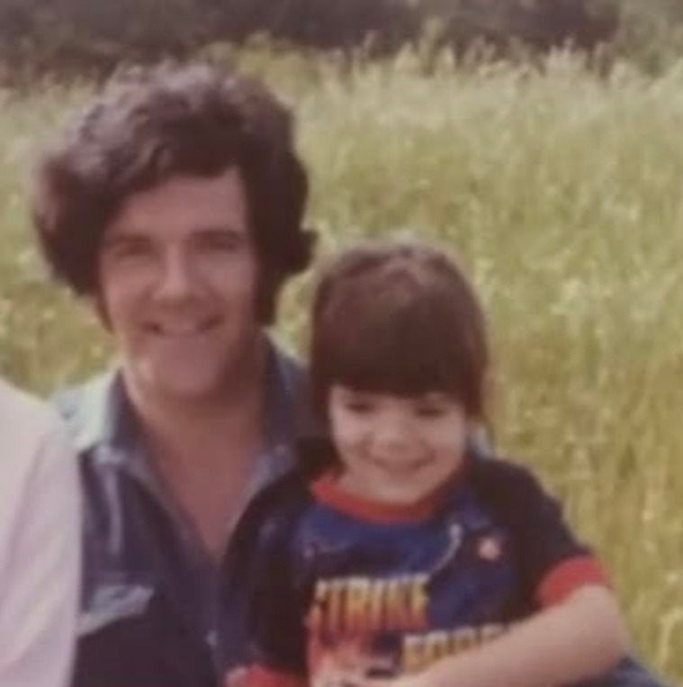 Clare, pictured with Mick in the ’80s, says ‘dad’s diagnosis brought me to my knees’