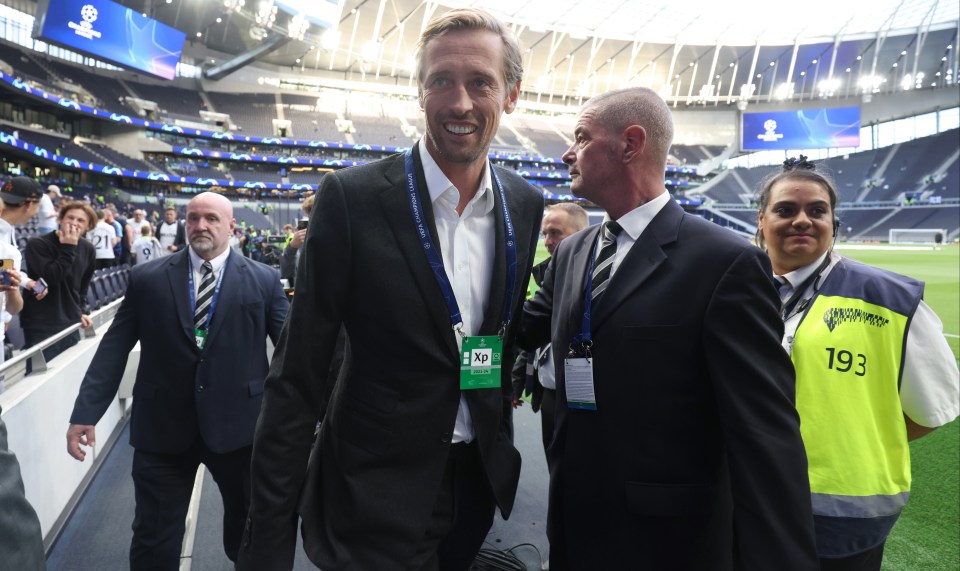 Peter Crouch has revealed he had a private chat with Kane about his Spurs future