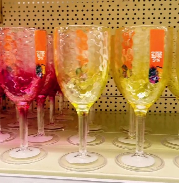 These chic glasses are retailing for just £2 and would make for the perfect addition to any garden party this summer