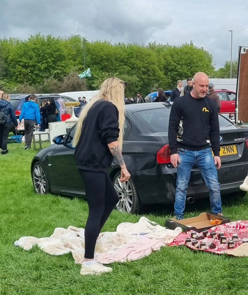 Daisy and her new man were spotted doing a boot sale a few weeks ago