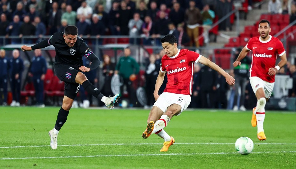 Pablo Fornals scored deep into injury time to send West Ham into the Europa Conference League final