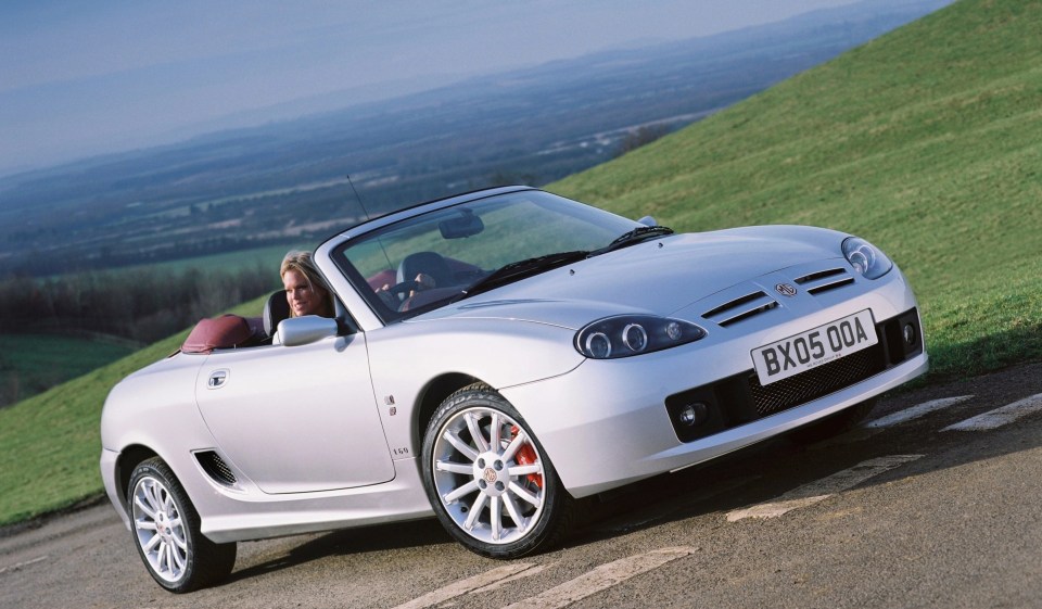 The MG TF was sold from 2002 until 2005 when MG Rover folded