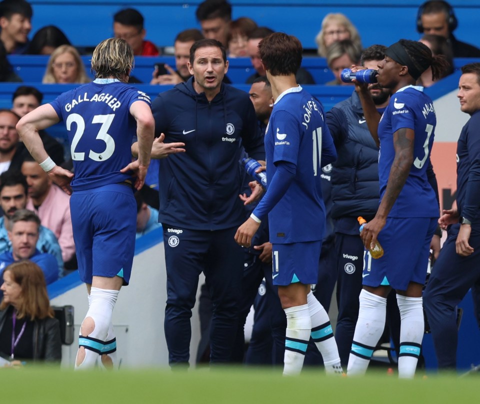 Interim boss Frank Lampard has failed to raise standards