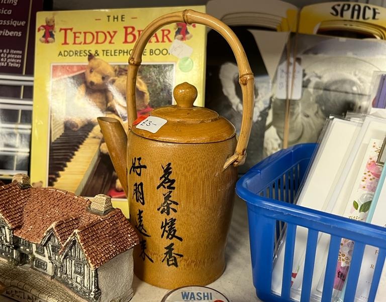 One of the items I picked up was a bamboo teapot