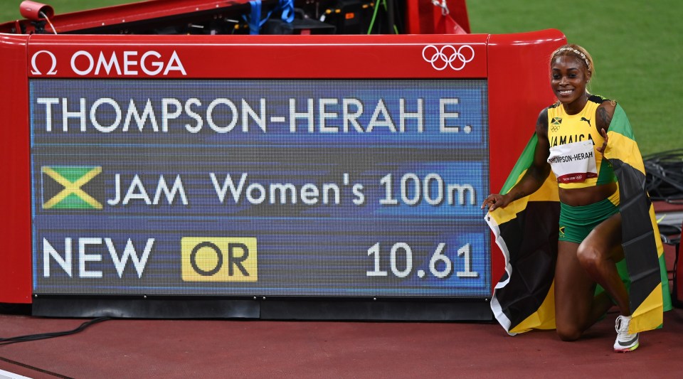 Elaine Thompson-Herah made history at the Tokyo Olympics