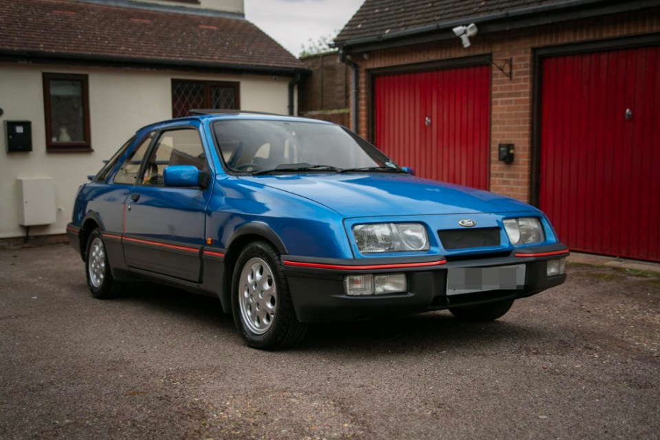 A rare "immaculate" Ford Sierra left in a garage for 20 years is up for auction after a £9,000 revamp