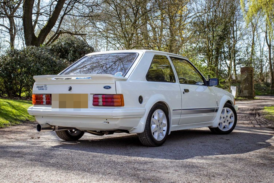 The RS Turbo would've originally cost around £9,000