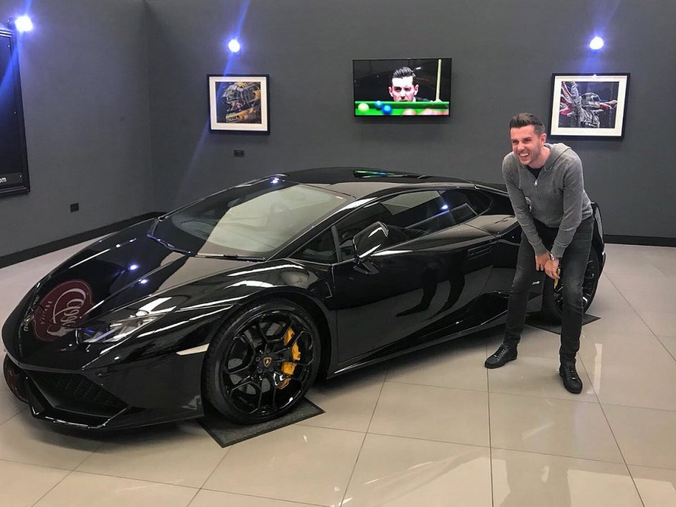 Mark Selby celebrated one snooker win with a £215k Lamborghini Huracan