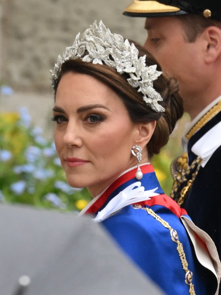 Princess Kate looked regal in a ceremonial robe and tiara