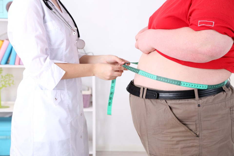 Around 38 per cent of adults in England are overweight, and a further 26 per cent obese