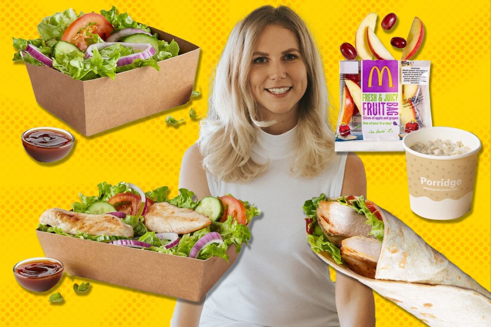 Registered dietitian Emily Leeming has revealed her top five McDonald's picks for people trying to lose weight