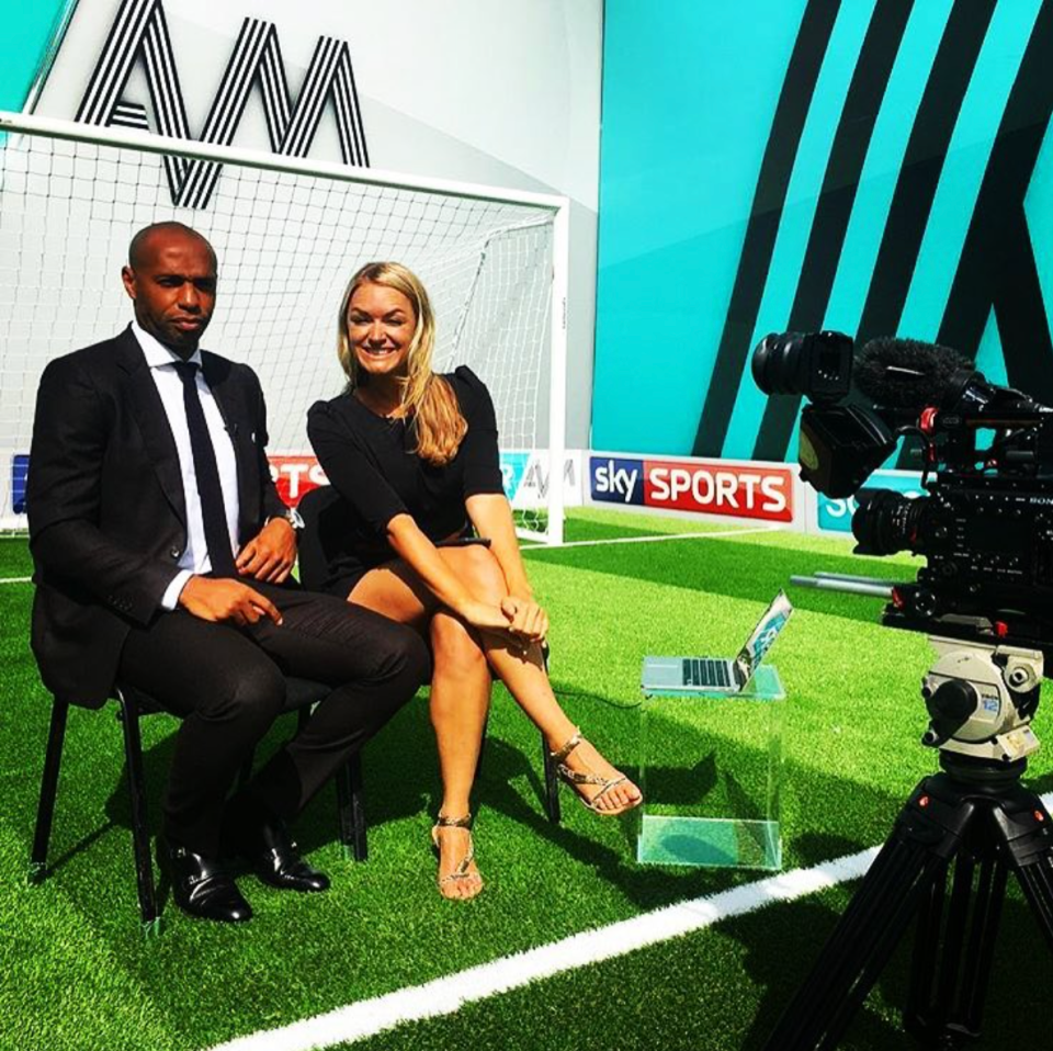 A role on Soccer AM gave her a taste for interviewing footballers