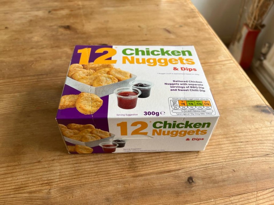 Aldi’s nuggets are a bargain at £1.99 for 12