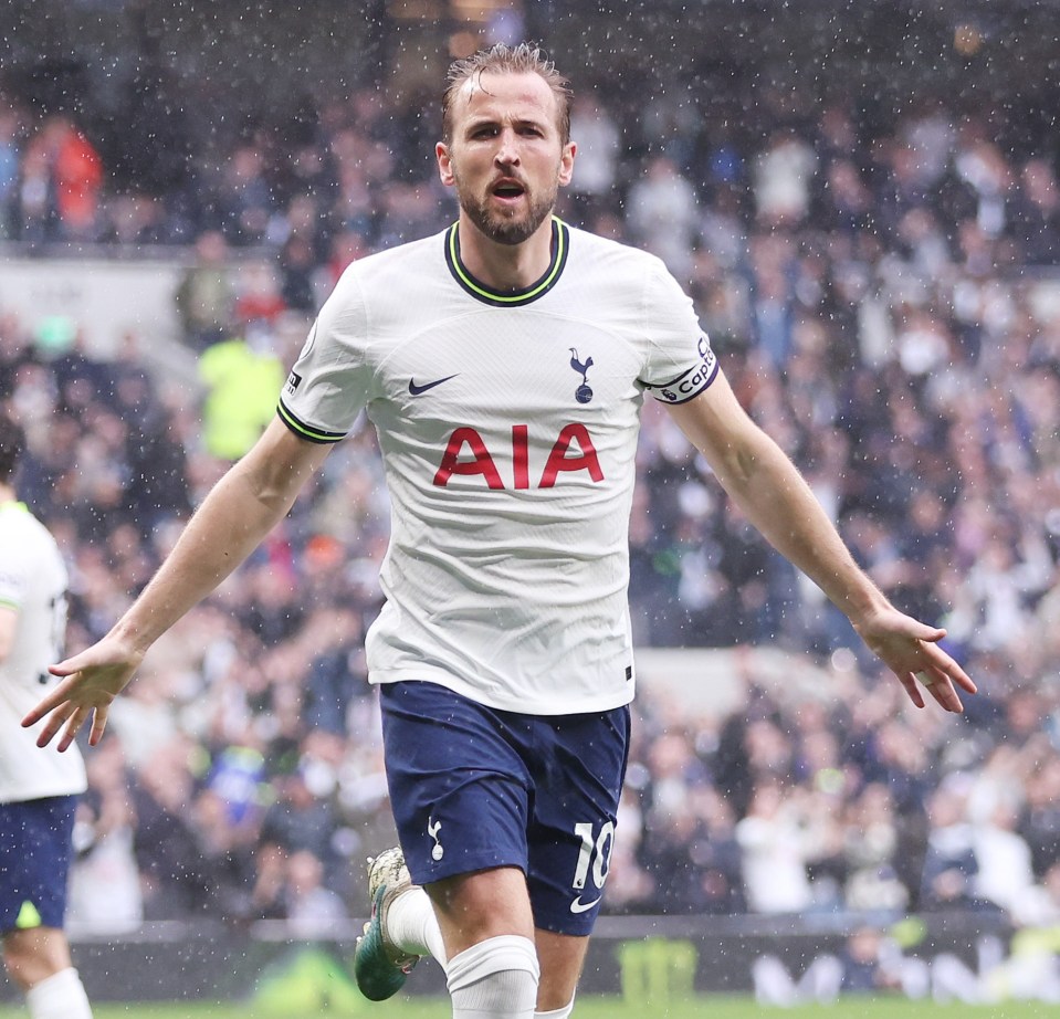 England and Spurs captain Harry Kane, 29, sits in 32nd place with £51million