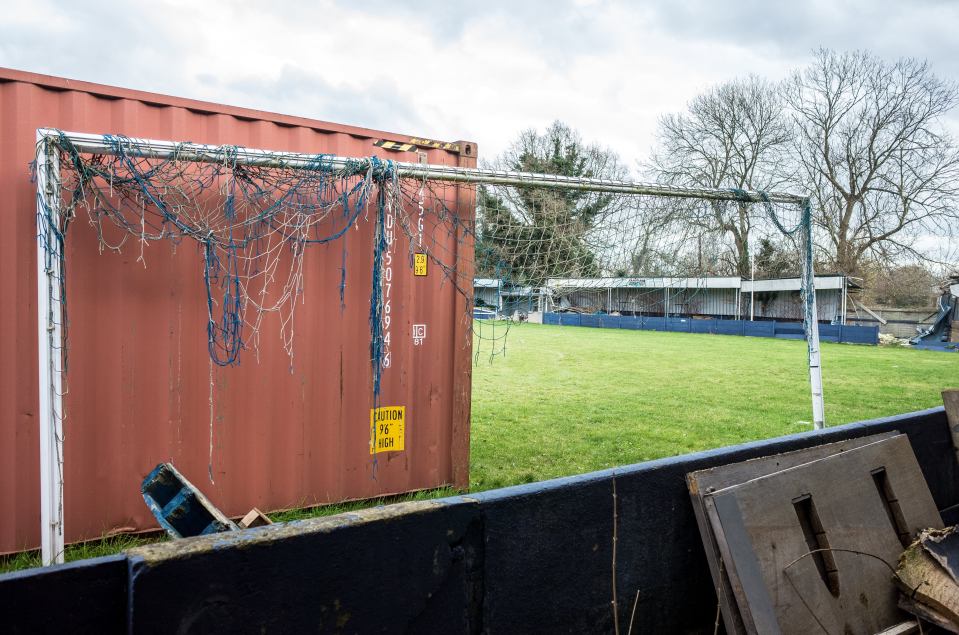 The sad state of Leyton FC's old goals