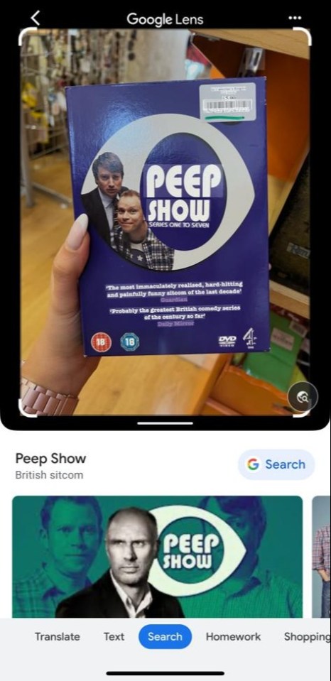 I used Google Lens to find how much I could sell the box set for online