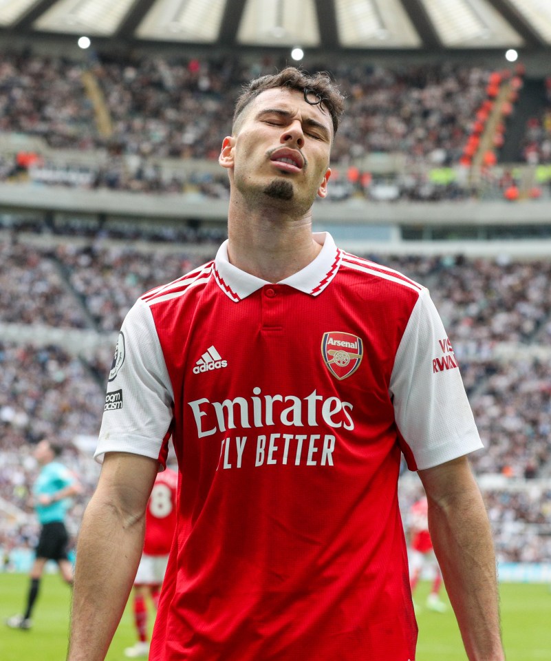 Gabriel Martinelli was having a fine season, but will miss Arsenal's final two remaining games.