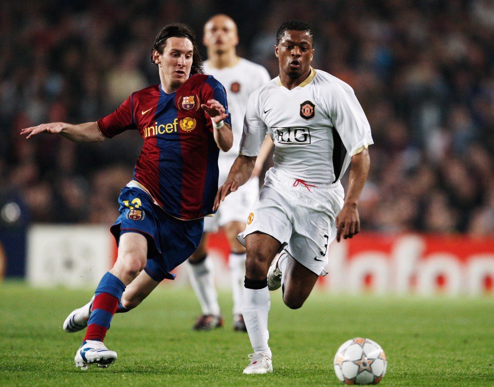 Patrice Evra snubbed the likes of Lionel Messi as he picked the Liverpool star