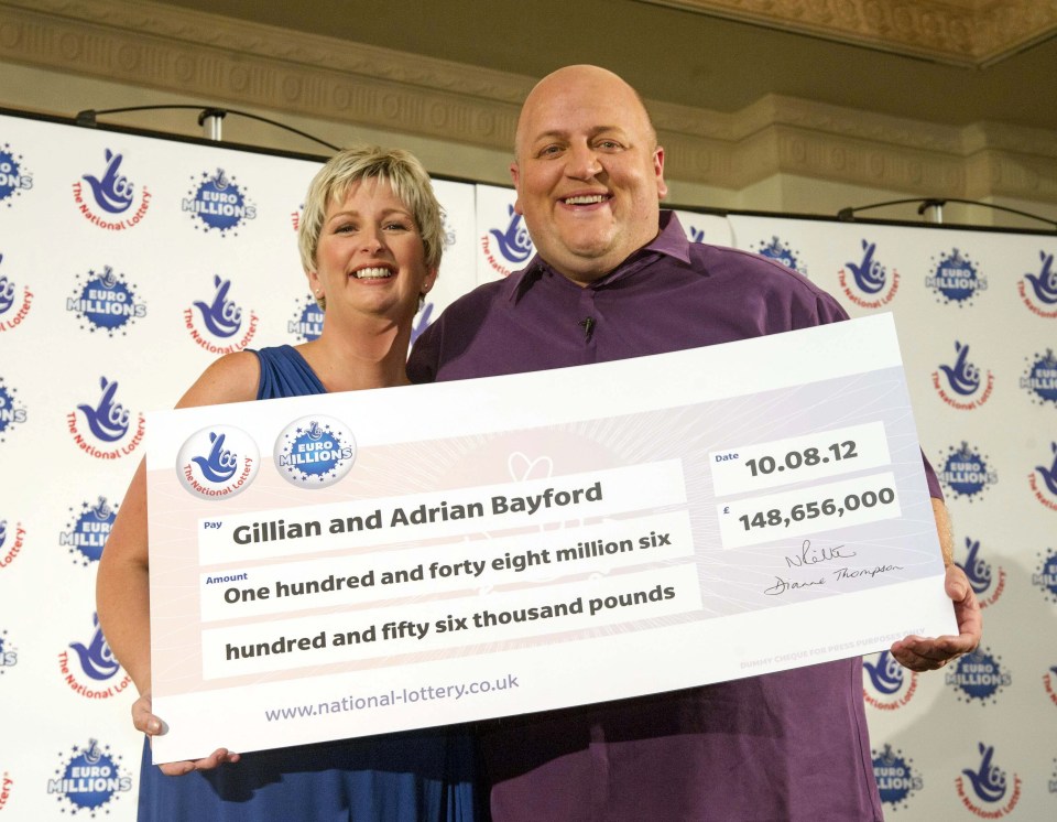 Adrian won the EuroMillions jackpot in 2012 with wife Gillian, but the couple later split