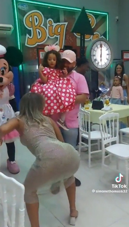 Viral video shows Brenna Azevedo, 26, twerking at her young daughter’s birthday party in Brazil