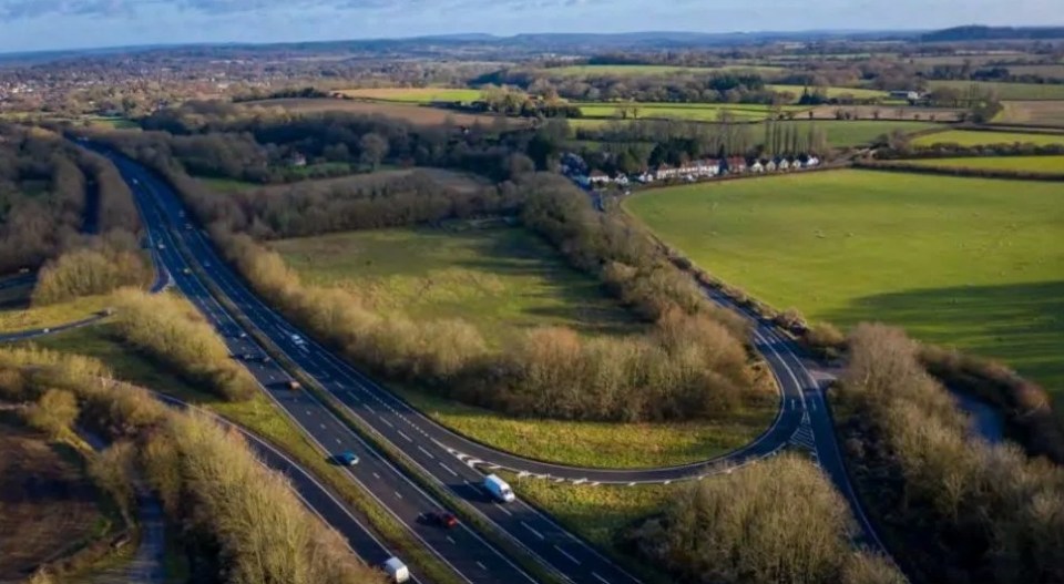 This site in Hampshire is set to house on of Britain's largest electric charging service stations