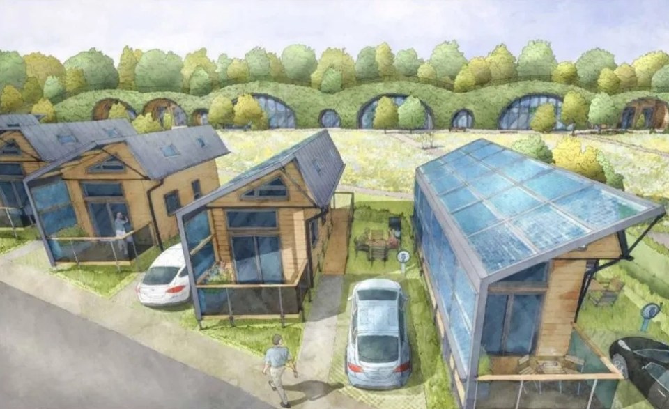 There will even be accommodation in the form of 'off-grid' eco-lodges, costing £200 a night