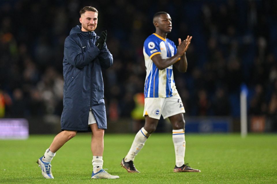 Both Brighton’s Alexis Mac Alliste and Moises Caicedo look set to leave