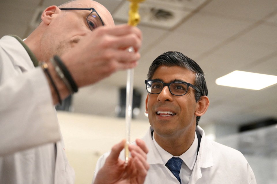 Rishi Sunak this morning visited a Kent lab that tests the chemicals contained in vapes