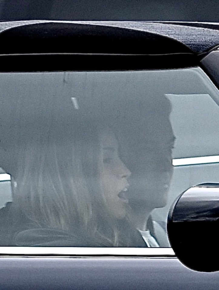 The couple were spotted out together driving in her Mini