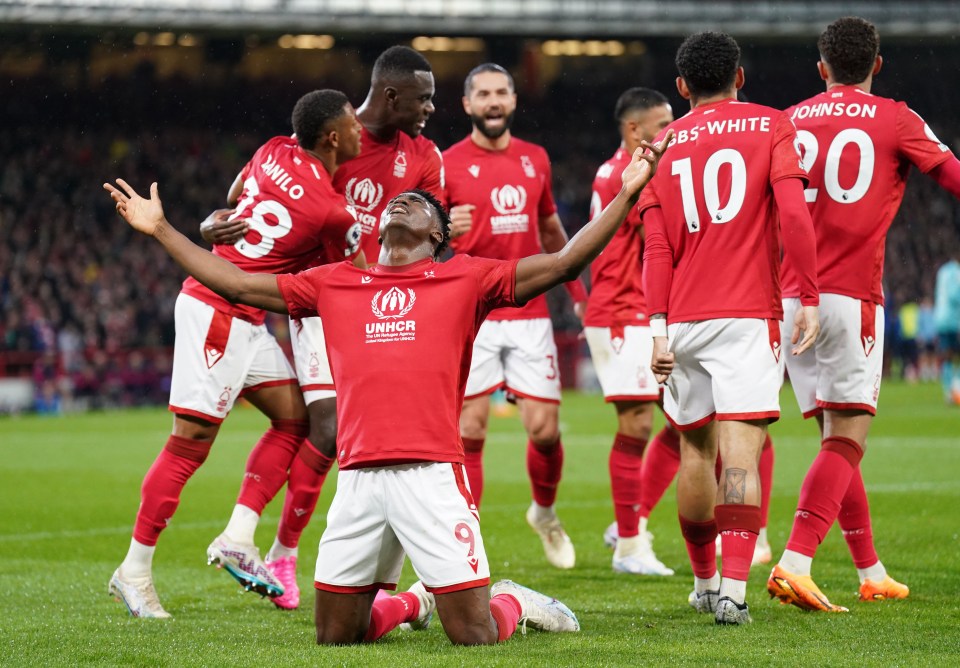 Taiwo Awoniyi opened the scoring in the 18th minute